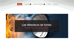 Desktop Screenshot of detecteursdefumee.info