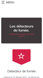 Mobile Screenshot of detecteursdefumee.info